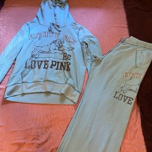 Vintage pink sweat suit